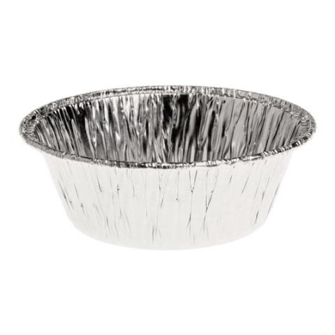 Aluminium foil rounded container Ø73x24 mm. - A 64 (elevation view)