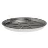 Embalagem circular de alumínio com borda ondulada Ø220x13 mm - A 500 (vista elevada)